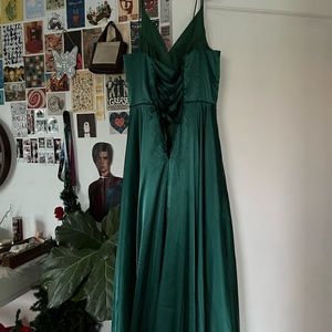 Maxi silk ball gown